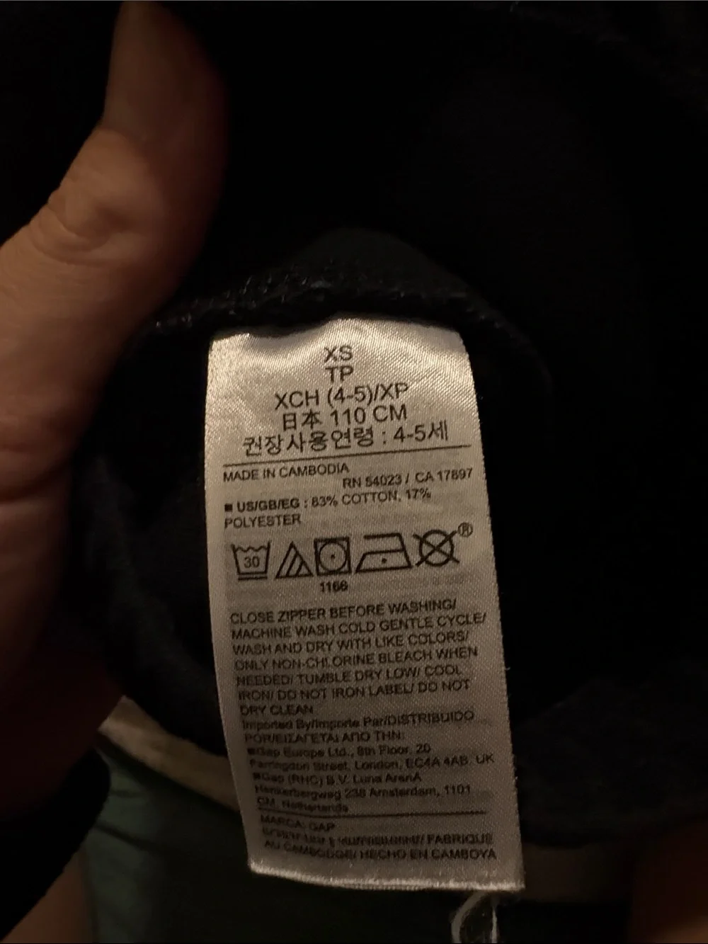 GAP black gapfit